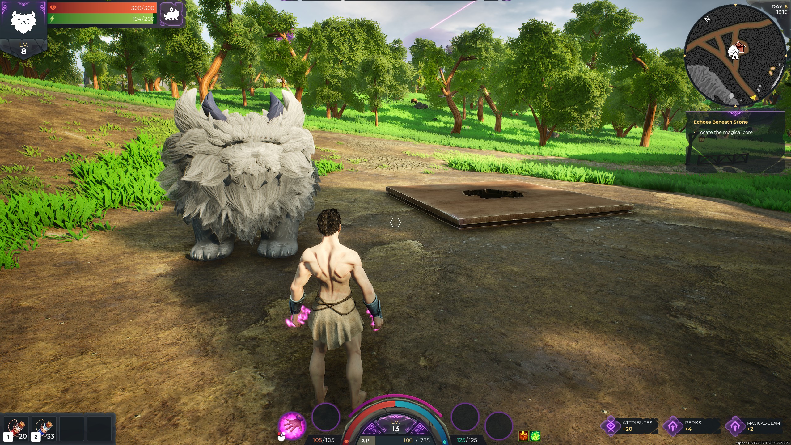 Beast carrying the moving home base